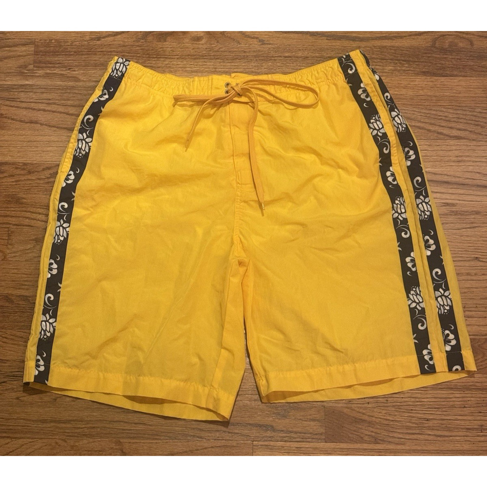 Harrison & Taylor Men's XL Swim Trunks Swim Suit Board Shorts 90's Vintage Lined